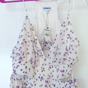 Express cut out floral maxi dress! NWT